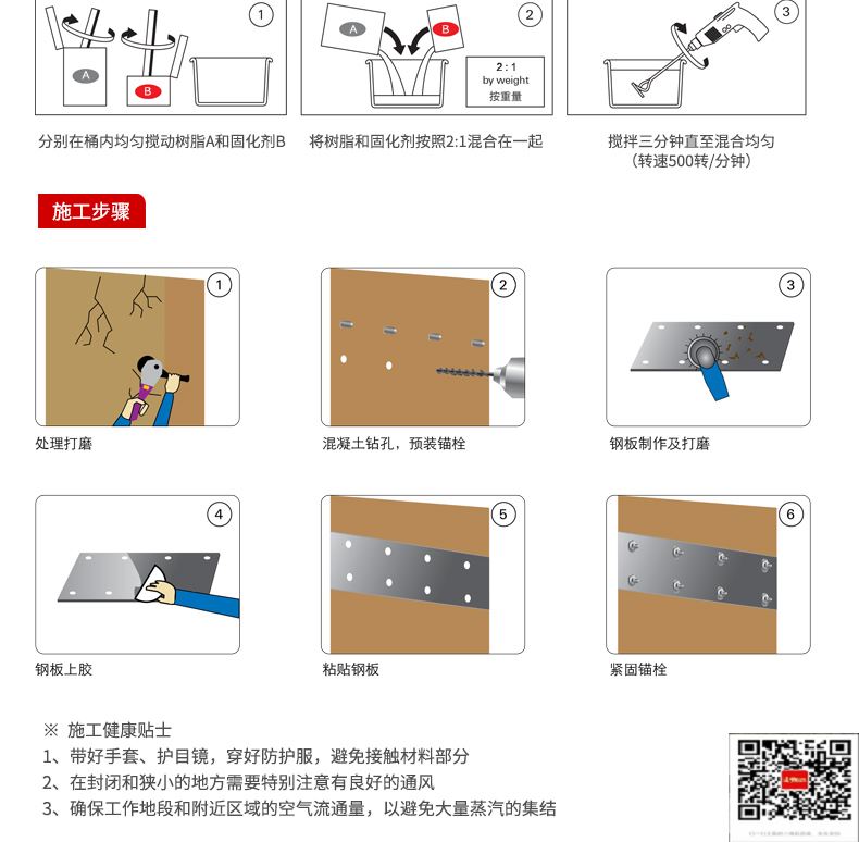 包钢苍溪粘钢加固施工过程